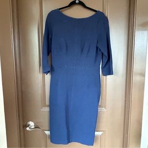 Boden “Ottoman” Fabric Dress - Size 10R - soft navy blue